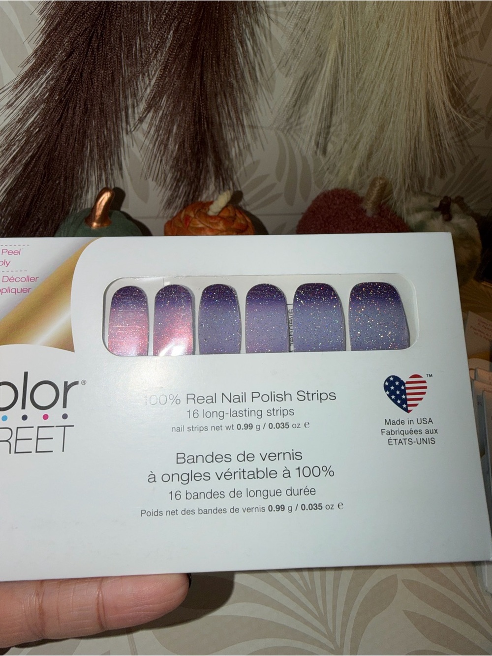 Nail polish strips packaging